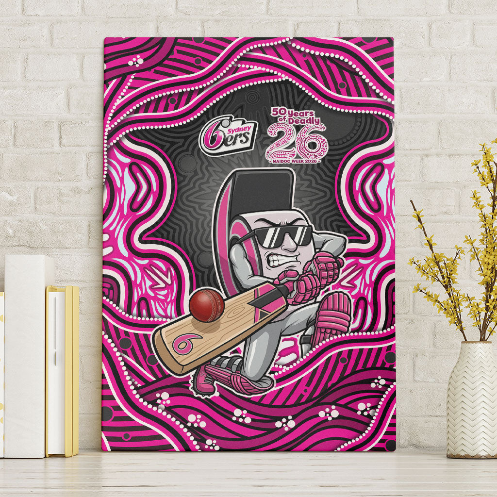 Sydney Sixers NAIDOC Week 2026 Canvas Wall Art Aboriginal Indigenous - 50 Years of Deadly