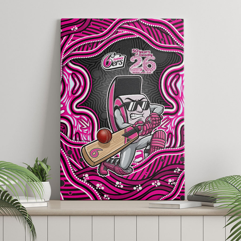 Sydney Sixers NAIDOC Week 2026 Canvas Wall Art Aboriginal Indigenous - 50 Years of Deadly