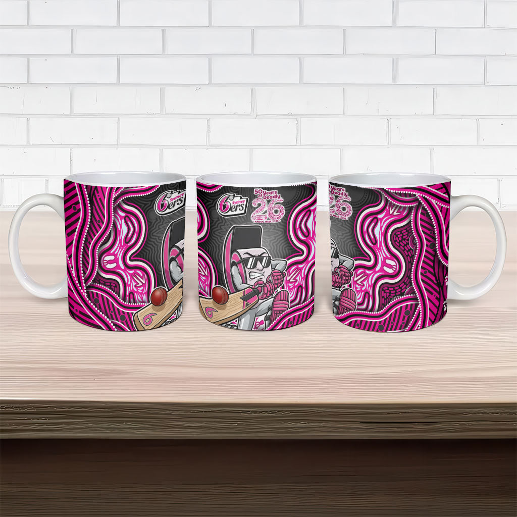 Sydney Sixers NAIDOC Week 2026 Ceramic Mug Aboriginal Indigenous - 50 Years of Deadly