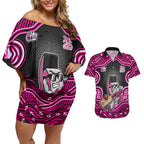Sydney Sixers NAIDOC Week 2026 Couples Matching Off Shoulder Short Dress and Hawaiian Shirt Aboriginal Indigenous - 50 Years of Deadly