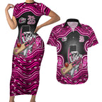 Sydney Sixers NAIDOC Week 2026 Couples Matching Short Sleeve Bodycon Dress and Hawaiian Shirt Aboriginal Indigenous - 50 Years of Deadly