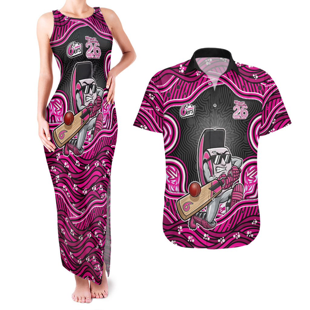 Sydney Sixers NAIDOC Week 2026 Couples Matching Tank Maxi Dress and Hawaiian Shirt Aboriginal Indigenous - 50 Years of Deadly