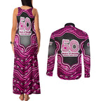 Sydney Sixers NAIDOC Week 2026 Couples Matching Tank Maxi Dress and Long Sleeve Button Shirt Aboriginal Indigenous - 50 Years of Deadly