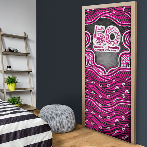 Sydney Sixers NAIDOC Week 2026 Door Cover Aboriginal Indigenous - 50 Years of Deadly