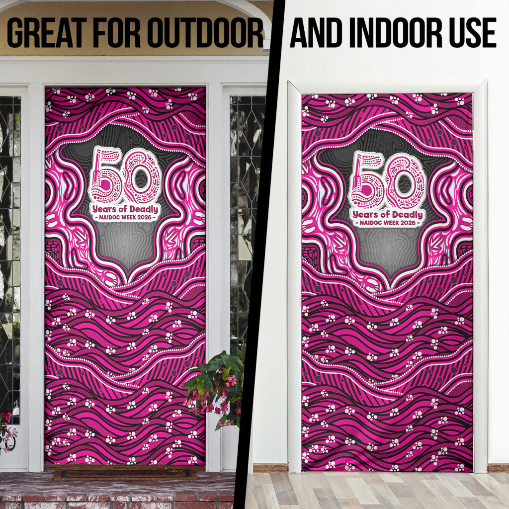 Sydney Sixers NAIDOC Week 2026 Door Cover Aboriginal Indigenous - 50 Years of Deadly