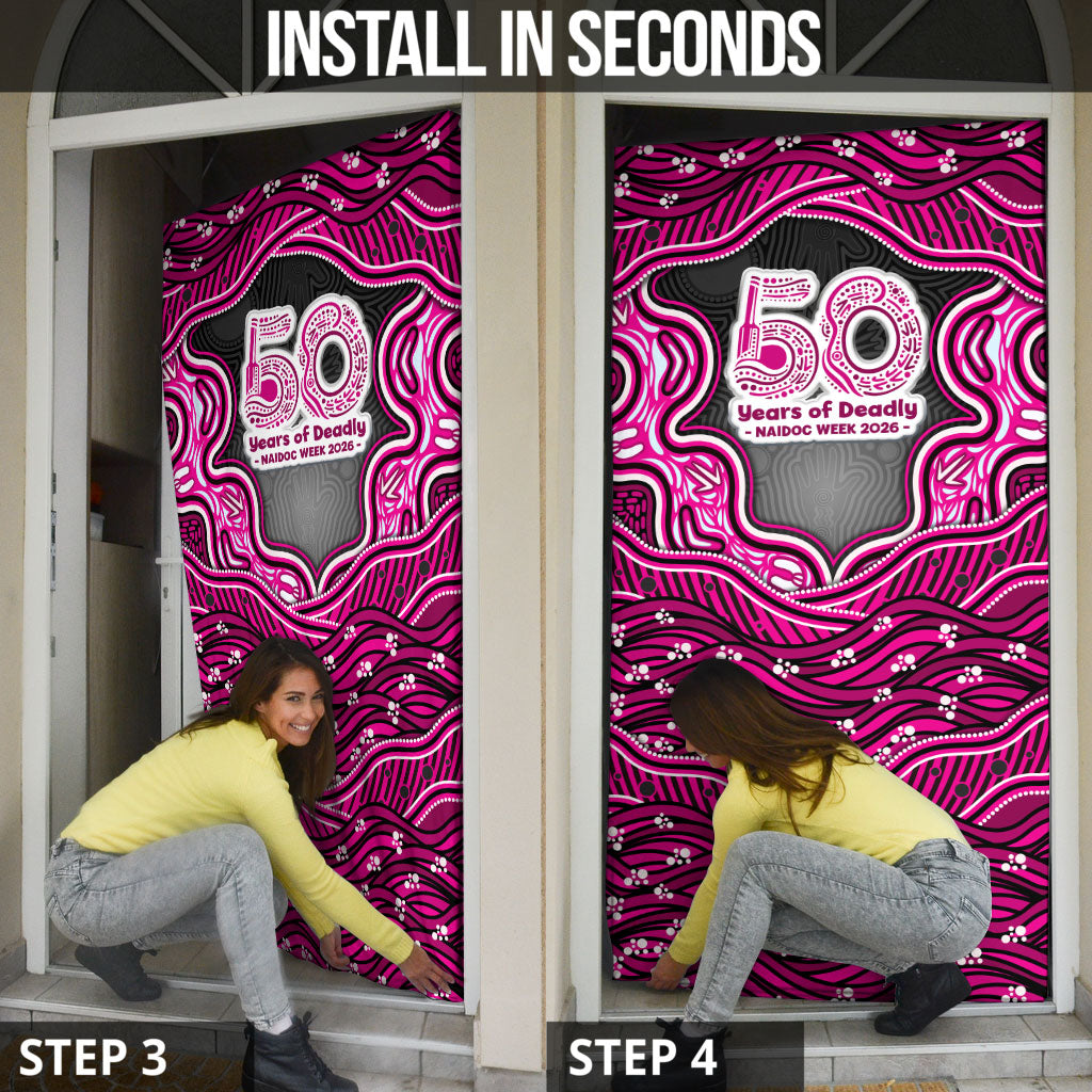 Sydney Sixers NAIDOC Week 2026 Door Cover Aboriginal Indigenous - 50 Years of Deadly