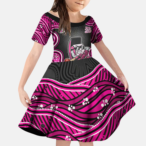 Sydney Sixers NAIDOC Week 2026 Family Matching Long Sleeve Bodycon Dress and Hawaiian Shirt Aboriginal Indigenous - 50 Years of Deadly