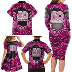 Sydney Sixers NAIDOC Week 2026 Family Matching Long Sleeve Bodycon Dress and Hawaiian Shirt Aboriginal Indigenous - 50 Years of Deadly