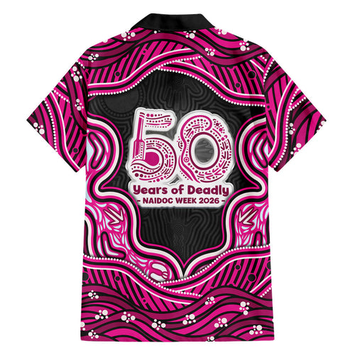 Sydney Sixers NAIDOC Week 2026 Family Matching Long Sleeve Bodycon Dress and Hawaiian Shirt Aboriginal Indigenous - 50 Years of Deadly