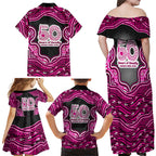 Sydney Sixers NAIDOC Week 2026 Family Matching Off Shoulder Maxi Dress and Hawaiian Shirt Aboriginal Indigenous - 50 Years of Deadly
