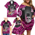Sydney Sixers NAIDOC Week 2026 Family Matching Off Shoulder Short Dress and Hawaiian Shirt Aboriginal Indigenous - 50 Years of Deadly