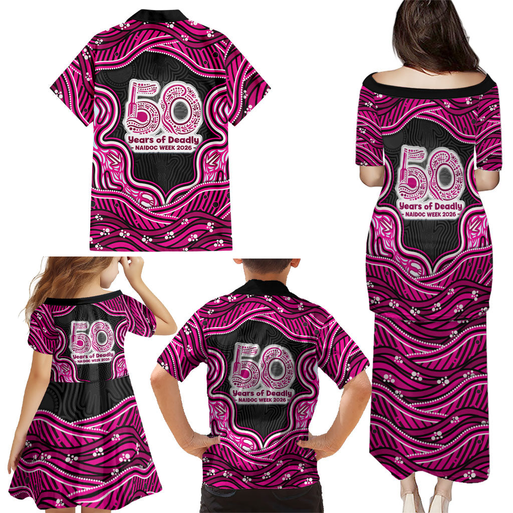 Sydney Sixers NAIDOC Week 2026 Family Matching Puletasi and Hawaiian Shirt Aboriginal Indigenous - 50 Years of Deadly