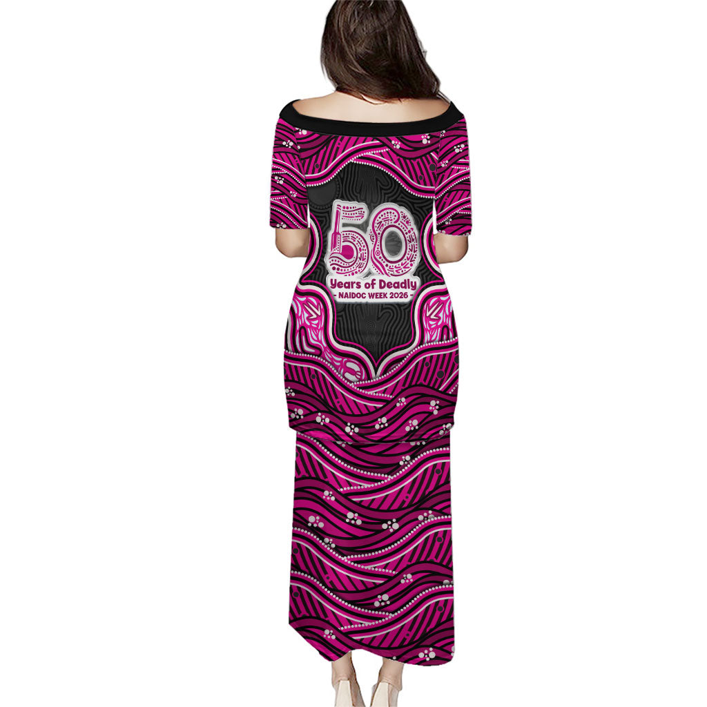 Sydney Sixers NAIDOC Week 2026 Family Matching Puletasi and Hawaiian Shirt Aboriginal Indigenous - 50 Years of Deadly