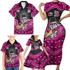 Sydney Sixers NAIDOC Week 2026 Family Matching Short Sleeve Bodycon Dress and Hawaiian Shirt Aboriginal Indigenous - 50 Years of Deadly