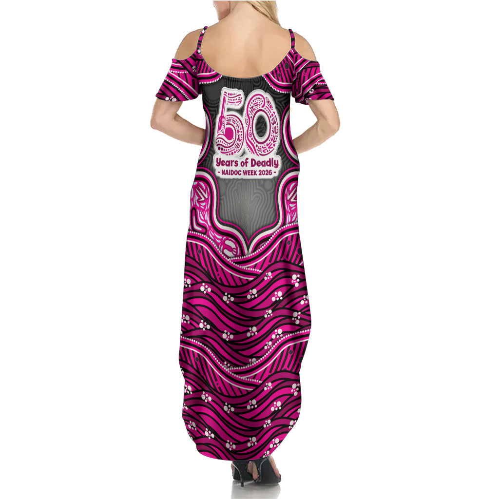 Sydney Sixers NAIDOC Week 2026 Family Matching Summer Maxi Dress and Hawaiian Shirt Aboriginal Indigenous - 50 Years of Deadly