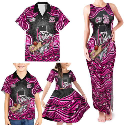 Sydney Sixers NAIDOC Week 2026 Family Matching Tank Maxi Dress and Hawaiian Shirt Aboriginal Indigenous - 50 Years of Deadly