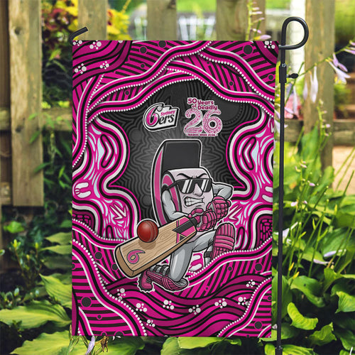 Sydney Sixers NAIDOC Week 2026 Garden Flag Aboriginal Indigenous - 50 Years of Deadly