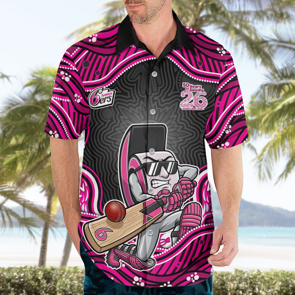 Sydney Sixers NAIDOC Week 2026 Hawaiian Shirt Aboriginal Indigenous - 50 Years of Deadly