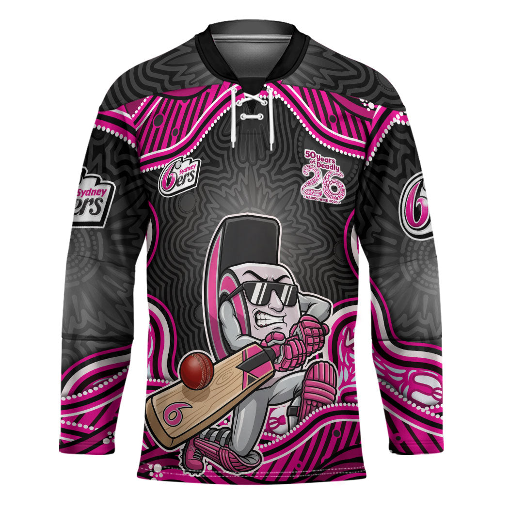 Sydney Sixers NAIDOC Week 2026 Hockey Jersey Aboriginal Indigenous - 50 Years of Deadly