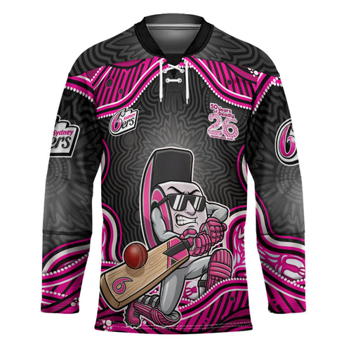 Sydney Sixers NAIDOC Week 2026 Hockey Jersey Aboriginal Indigenous - 50 Years of Deadly