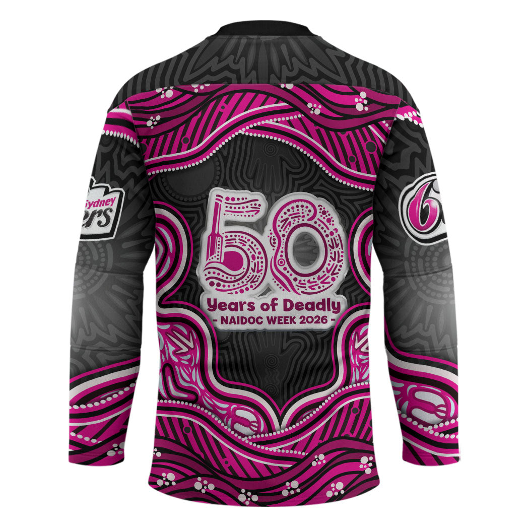Sydney Sixers NAIDOC Week 2026 Hockey Jersey Aboriginal Indigenous - 50 Years of Deadly