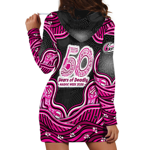 Sydney Sixers NAIDOC Week 2026 Hoodie Dress Aboriginal Indigenous - 50 Years of Deadly