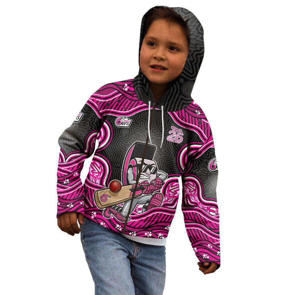 Sydney Sixers NAIDOC Week 2026 Kid Hoodie Aboriginal Indigenous - 50 Years of Deadly