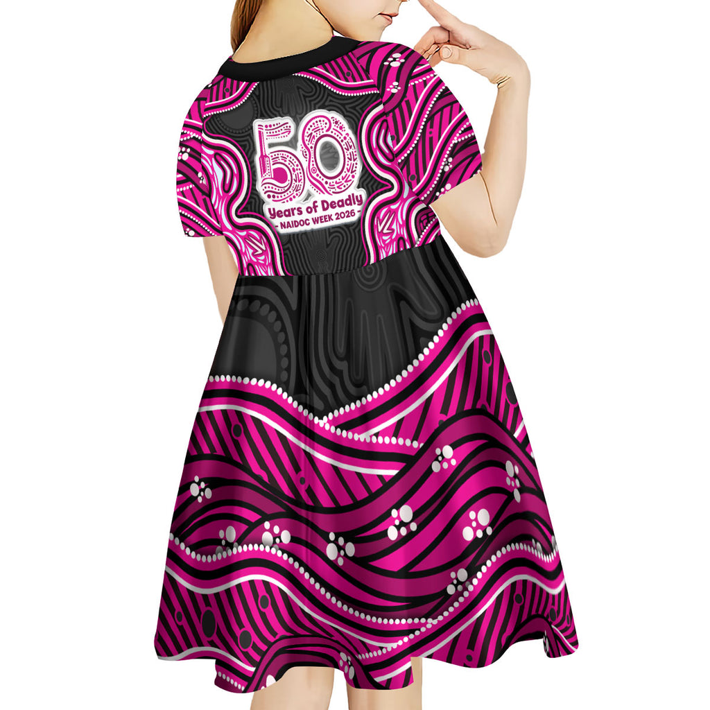 Sydney Sixers NAIDOC Week 2026 Kid Short Sleeve Dress Aboriginal Indigenous - 50 Years of Deadly