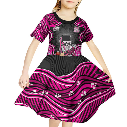 Sydney Sixers NAIDOC Week 2026 Kid Short Sleeve Dress Aboriginal Indigenous - 50 Years of Deadly