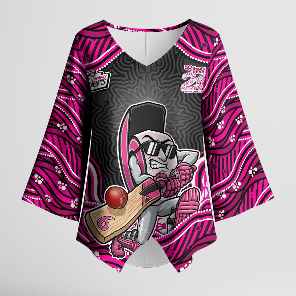 Sydney Sixers NAIDOC Week 2026 Kimono Sleeve Blouse Aboriginal Indigenous - 50 Years of Deadly