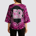 Sydney Sixers NAIDOC Week 2026 Kimono Sleeve Blouse Aboriginal Indigenous - 50 Years of Deadly