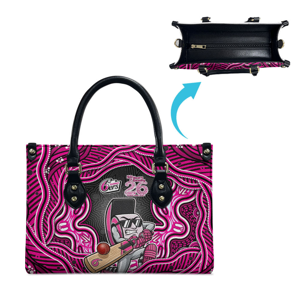 Sydney Sixers NAIDOC Week 2026 Leather Bag Aboriginal Indigenous - 50 Years of Deadly