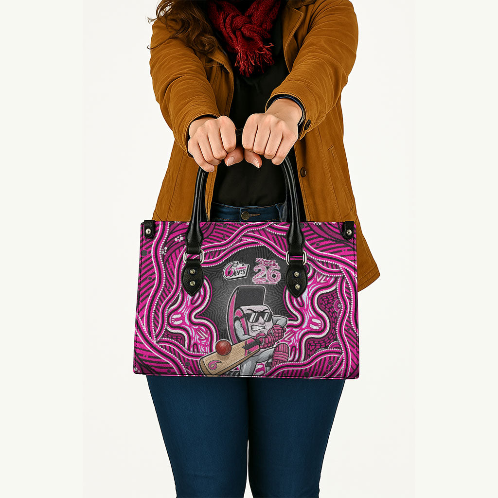 Sydney Sixers NAIDOC Week 2026 Leather Bag Aboriginal Indigenous - 50 Years of Deadly