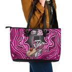 Sydney Sixers NAIDOC Week 2026 Leather Tote Bag Aboriginal Indigenous - 50 Years of Deadly