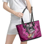 Sydney Sixers NAIDOC Week 2026 Leather Tote Bag Aboriginal Indigenous - 50 Years of Deadly