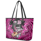 Sydney Sixers NAIDOC Week 2026 Leather Tote Bag Aboriginal Indigenous - 50 Years of Deadly