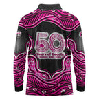 Sydney Sixers NAIDOC Week 2026 Long Sleeve Polo Shirt Aboriginal Indigenous - 50 Years of Deadly
