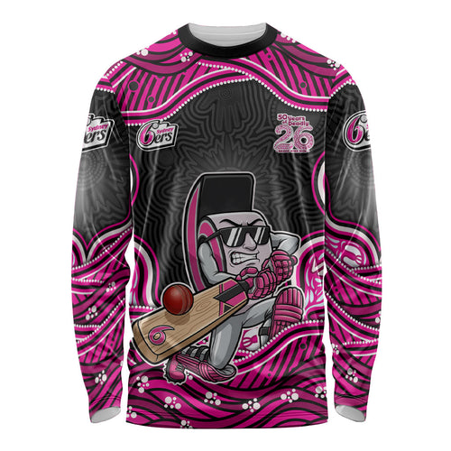 Sydney Sixers NAIDOC Week 2026 Long Sleeve Shirt Aboriginal Indigenous - 50 Years of Deadly
