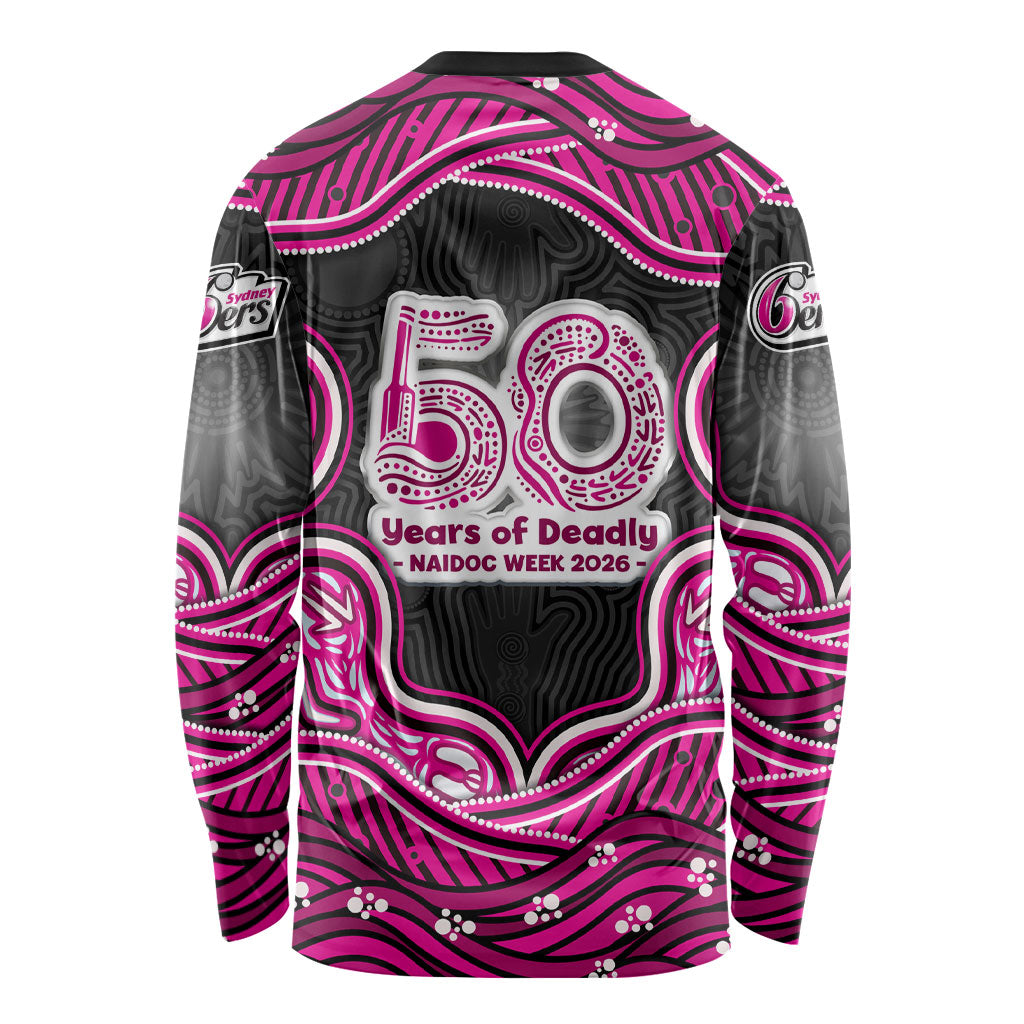 Sydney Sixers NAIDOC Week 2026 Long Sleeve Shirt Aboriginal Indigenous - 50 Years of Deadly