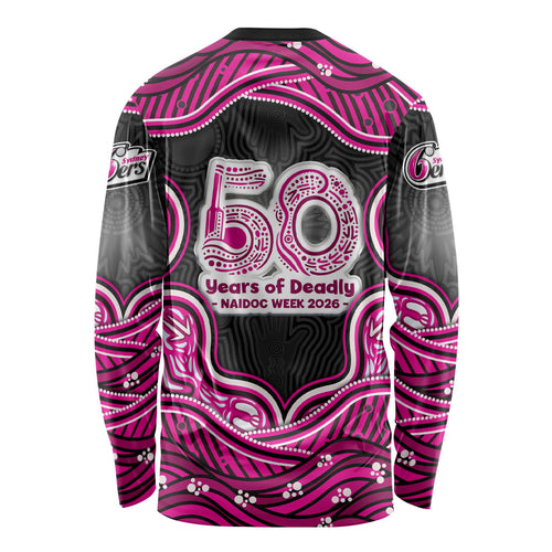 Sydney Sixers NAIDOC Week 2026 Long Sleeve Shirt Aboriginal Indigenous - 50 Years of Deadly