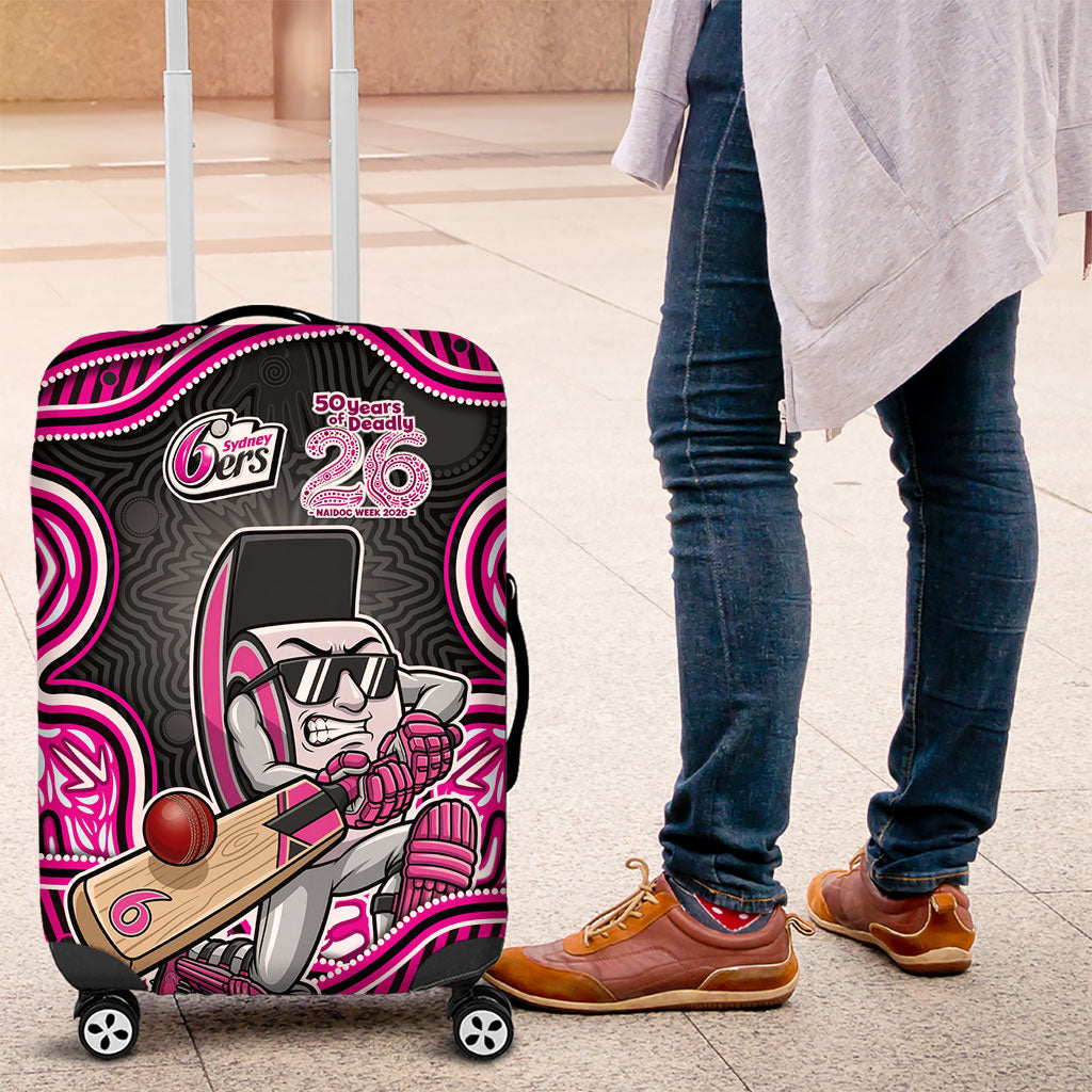 Sydney Sixers NAIDOC Week 2026 Luggage Cover Aboriginal Indigenous - 50 Years of Deadly