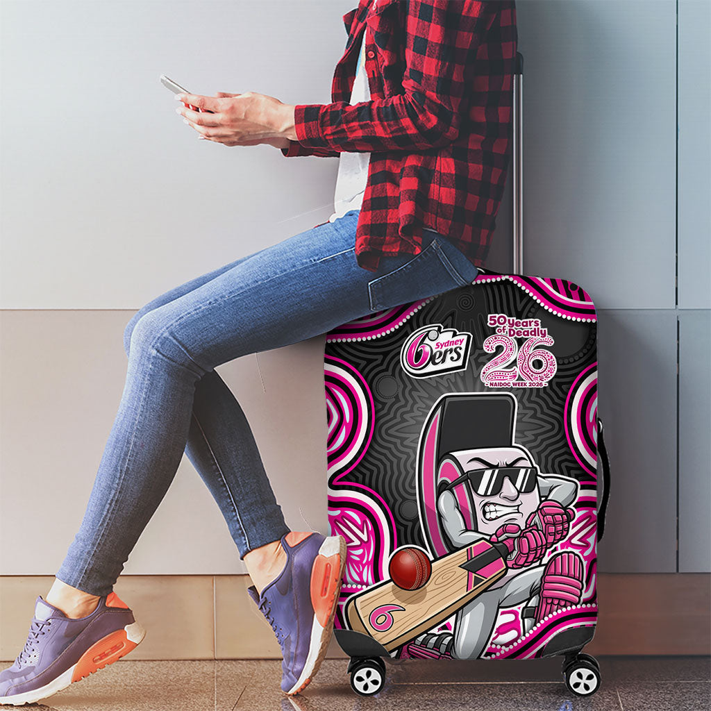 Sydney Sixers NAIDOC Week 2026 Luggage Cover Aboriginal Indigenous - 50 Years of Deadly