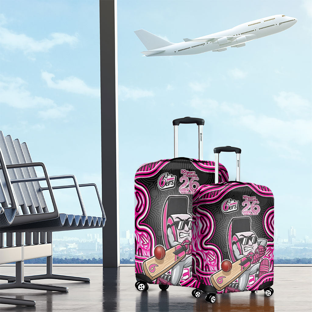 Sydney Sixers NAIDOC Week 2026 Luggage Cover Aboriginal Indigenous - 50 Years of Deadly