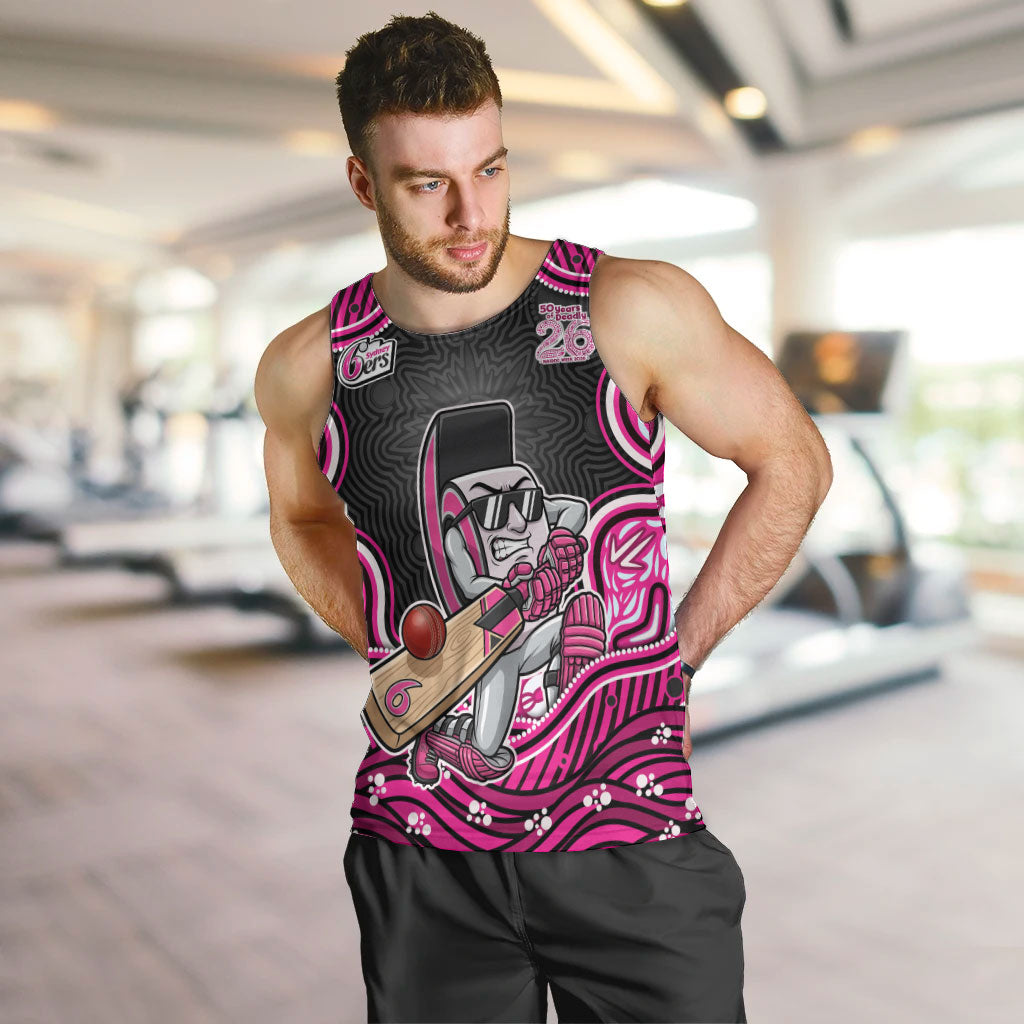 Sydney Sixers NAIDOC Week 2026 Men Tank Top Aboriginal Indigenous - 50 Years of Deadly
