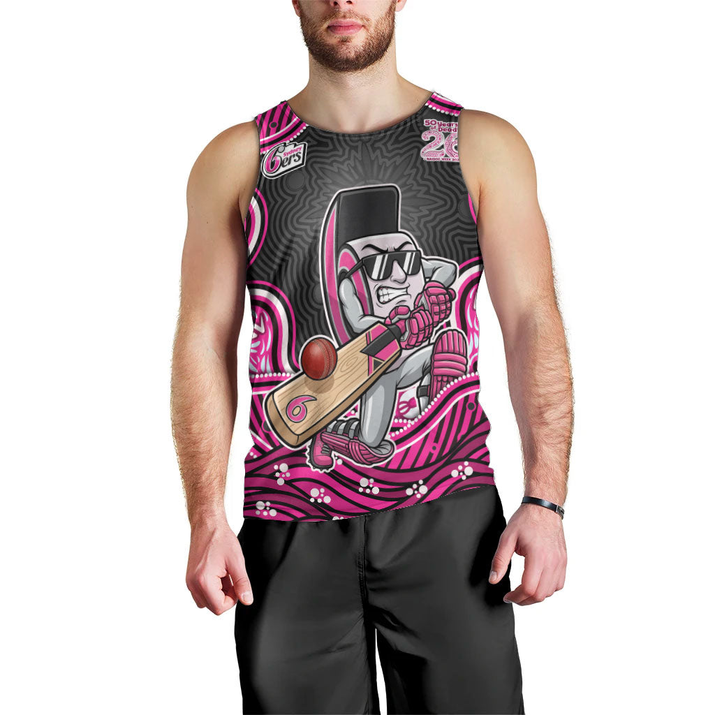 Sydney Sixers NAIDOC Week 2026 Men Tank Top Aboriginal Indigenous - 50 Years of Deadly