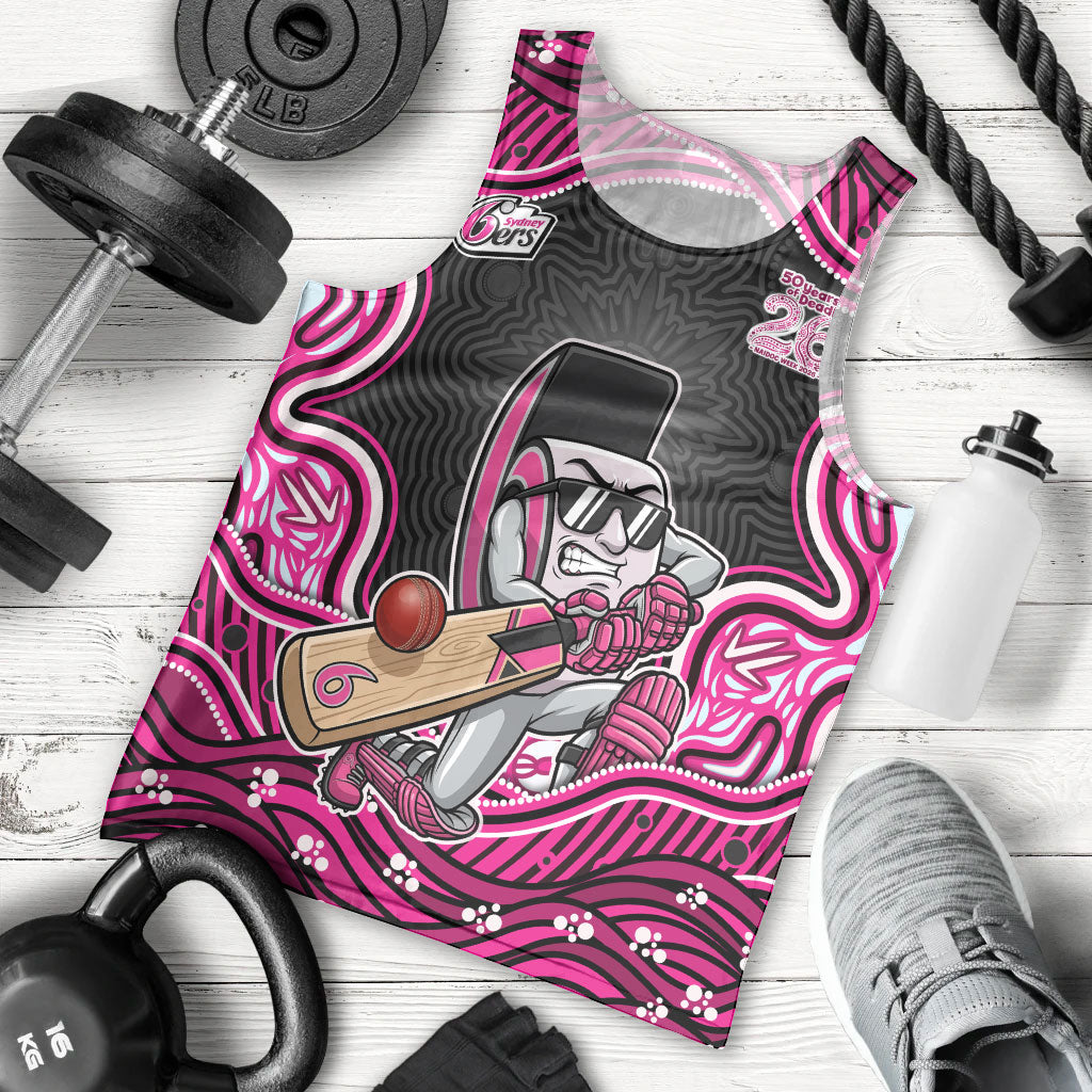 Sydney Sixers NAIDOC Week 2026 Men Tank Top Aboriginal Indigenous - 50 Years of Deadly