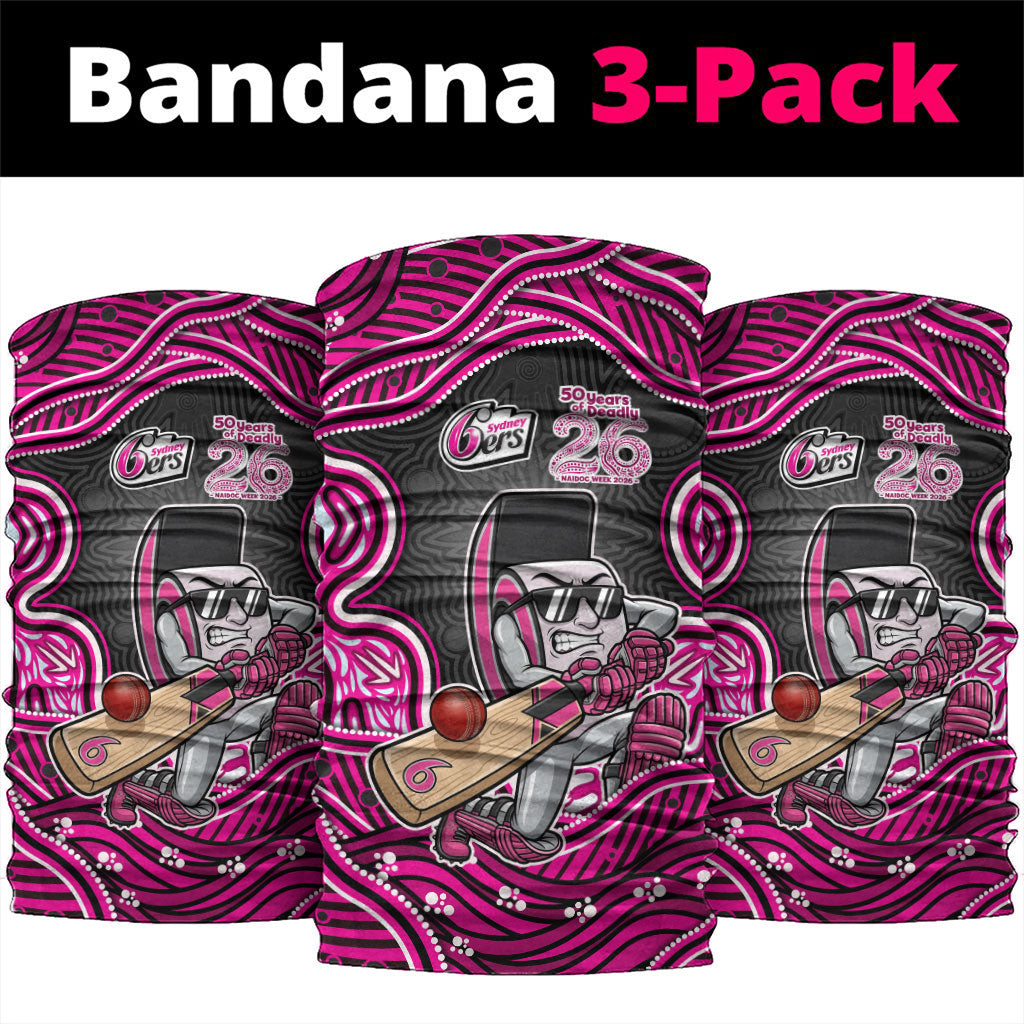 Sydney Sixers NAIDOC Week 2026 Neck Gaiter Aboriginal Indigenous - 50 Years of Deadly