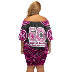 Sydney Sixers NAIDOC Week 2026 Off Shoulder Short Dress Aboriginal Indigenous - 50 Years of Deadly