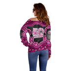 Sydney Sixers NAIDOC Week 2026 Off Shoulder Sweater Aboriginal Indigenous - 50 Years of Deadly