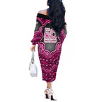 Sydney Sixers NAIDOC Week 2026 Off The Shoulder Long Sleeve Dress Aboriginal Indigenous - 50 Years of Deadly